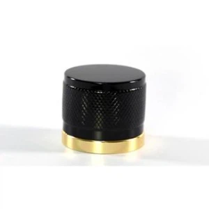 Sort aluminiums parfumeflaskehætte