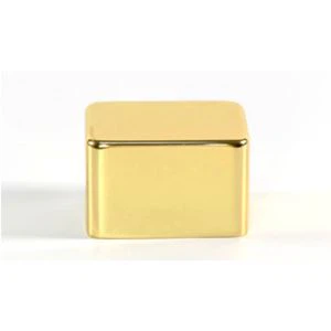 Gylden parfume låg af aluminium