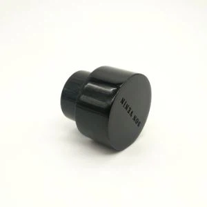 Skinnende sort Zamac parfumehætte