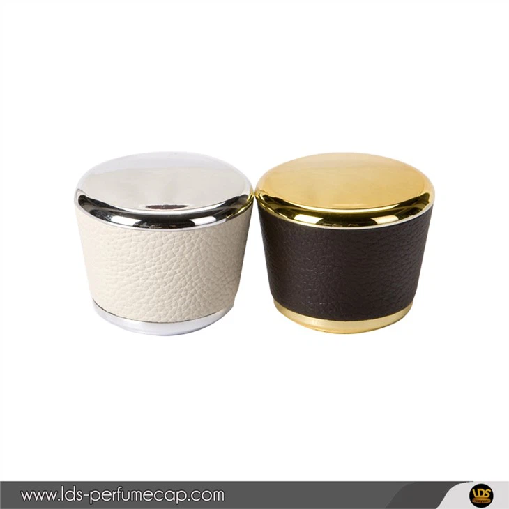 Parfume plastikhætte med PU læder