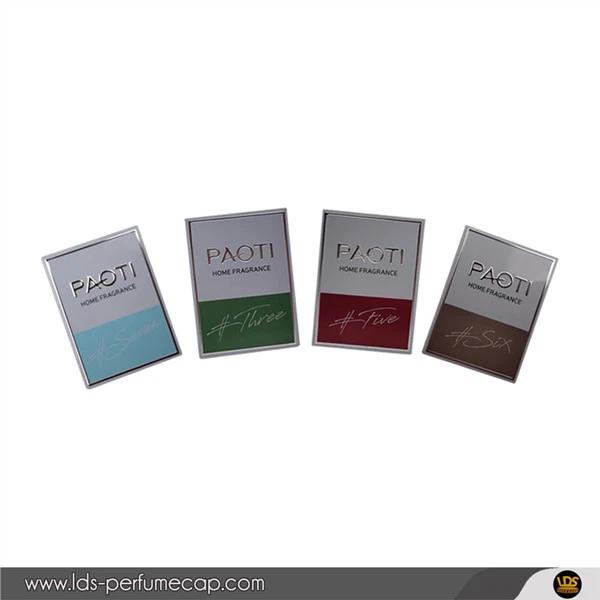 Parfumeklistermærke i aluminium