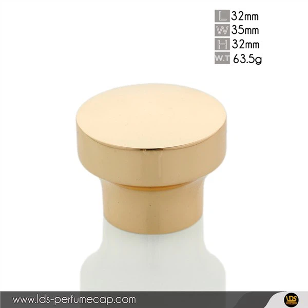 Præget guld Zamac parfumehætte