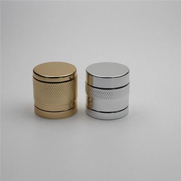 Guld aluminium parfumehætte med krave