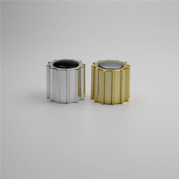 Guld Sølv Plast Parfume Cap