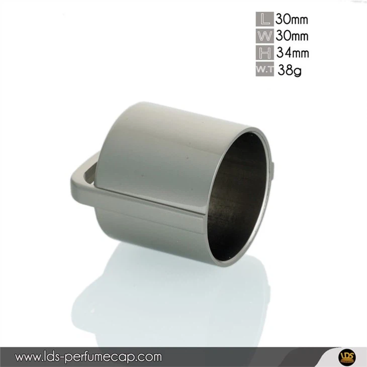 Standard Zinc Alloy Metal Perfume Bottle Covers