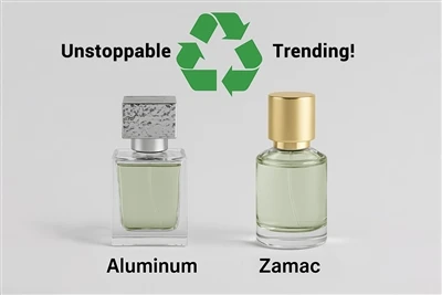 Genanvendt aluminium og Zamac parfumehætter er førende inden for parfumeembal...
